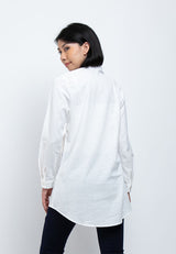 Ladies Long Sleeve Stand Collar Blouse - 822090