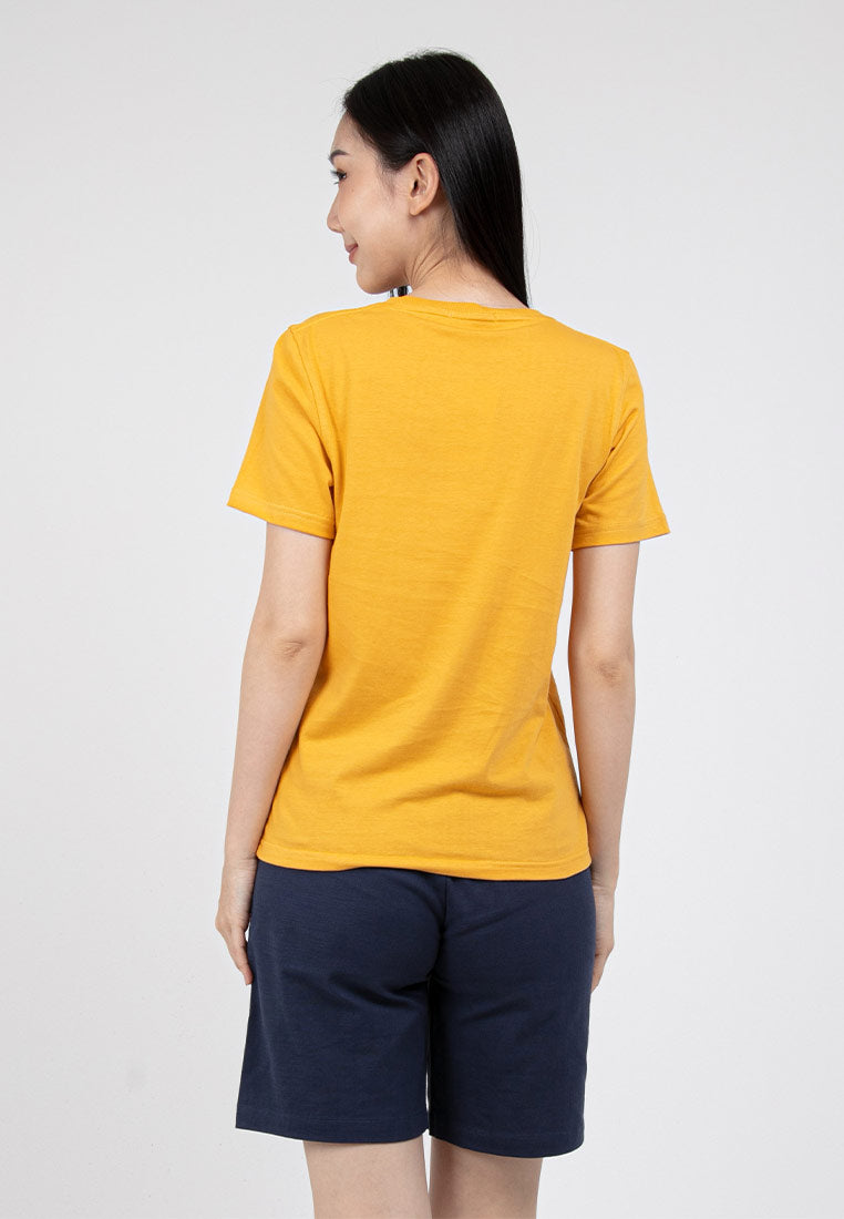 Forest Ladies 100% Cotton Round Neck Graphic Tee Tshirt Women | Baju T Shirt Perempuan - 822251