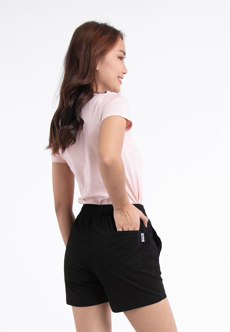 Forest Ladies 14/15" Cotton Twill Elastic Waist Casual Shorts Pants | Seluar Pendek Perempuan - 860138