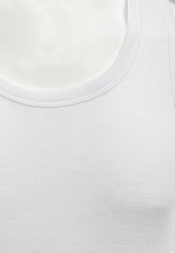 100% Cotton Singlet ( 1 Piece ) White Colours - BIB250S