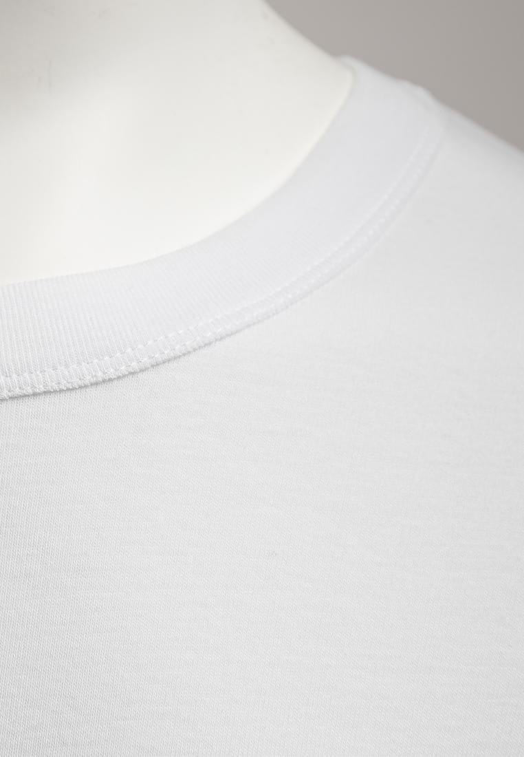 100% Cotton Round Neck Tee Shirt ( 1 Piece ) White Colour - BIB251R