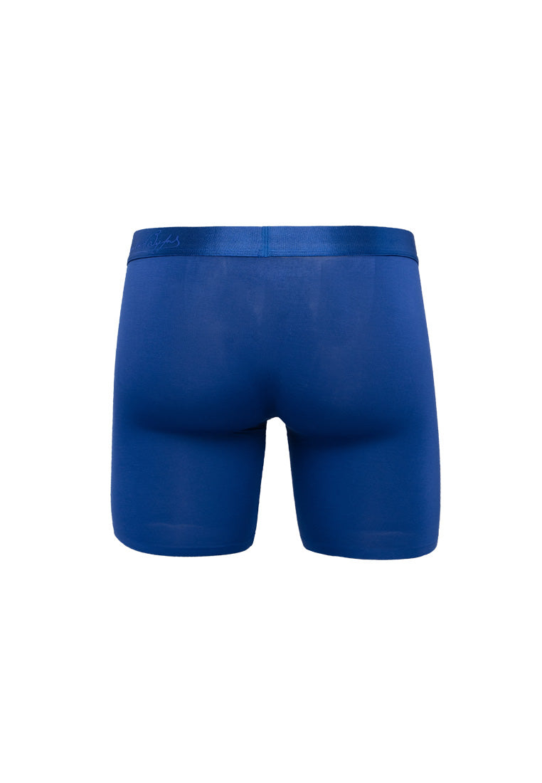 (2 Pcs) Byford Bamboo Spandex Boxer Brief Underwear Assorted Colour - BUB698BB