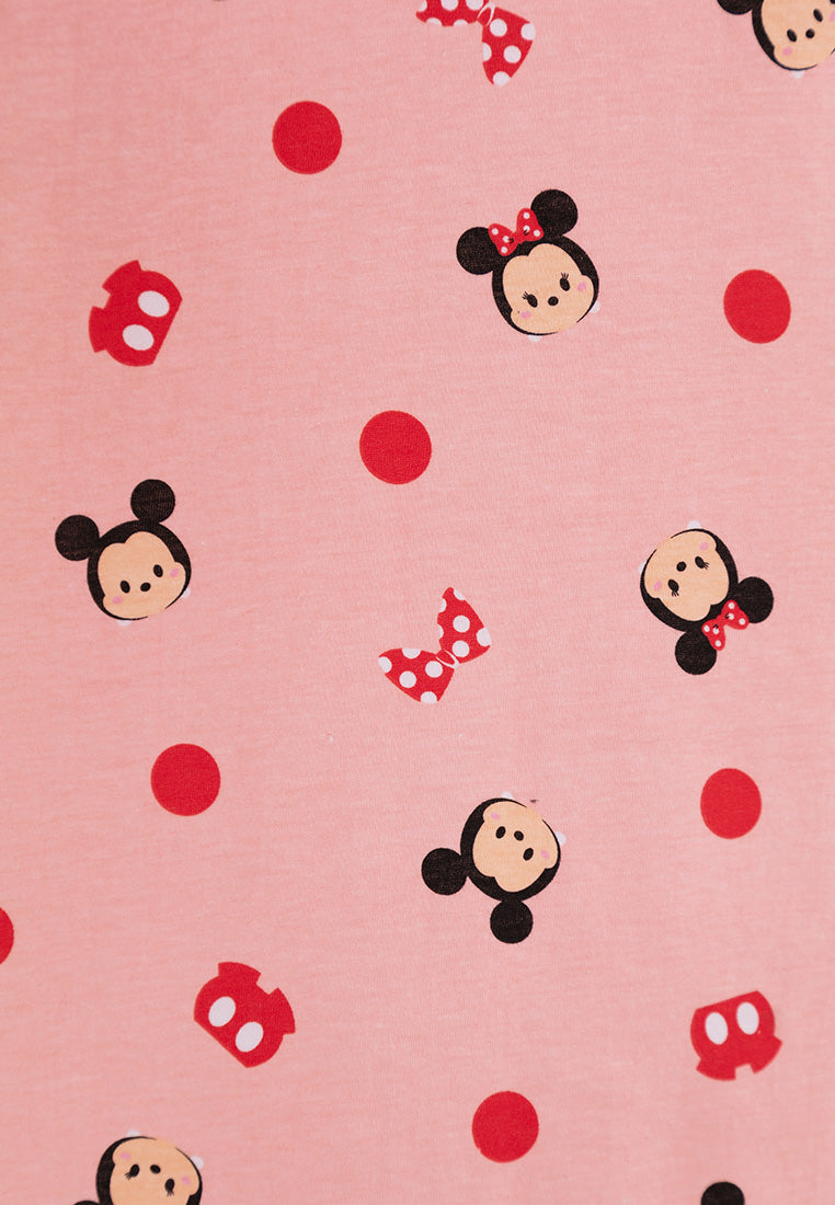( 1 Piece ) Forest x Disney Tsum Tsum Kids Girl 100% Cotton Sleep Dress Pyjamas Selected Colours - WPJ0001
