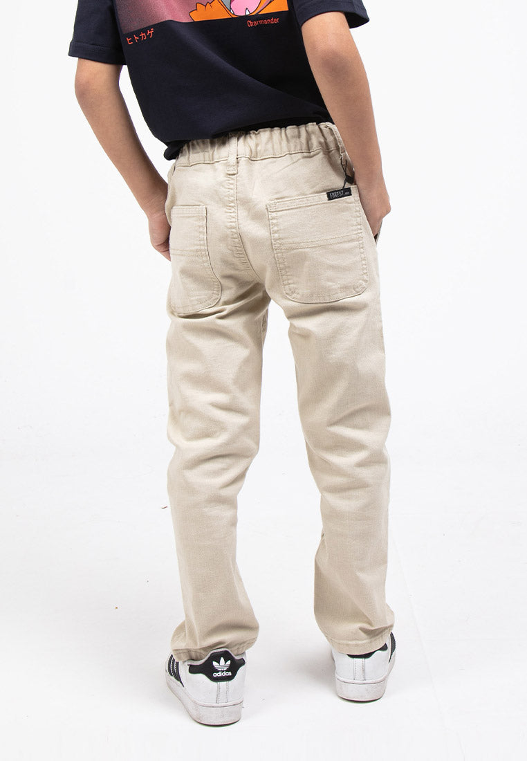 Forest Kids Boy Woven Stretchable Waistband Long Pants | Seluar Panjang Budak Lelaki - FK10037