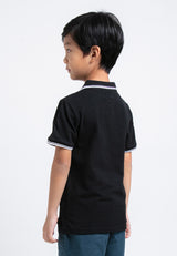 Forest Kids Unisex Pique Cotton Polo T Shirt Collar Tee | Baju Polo T Shirt Budak Lelaki - FK20106