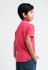 Forest Kids Unisex Pique Cotton Polo T Shirt Collar Tee | Baju Polo T Shirt Budak Lelaki - FK20106