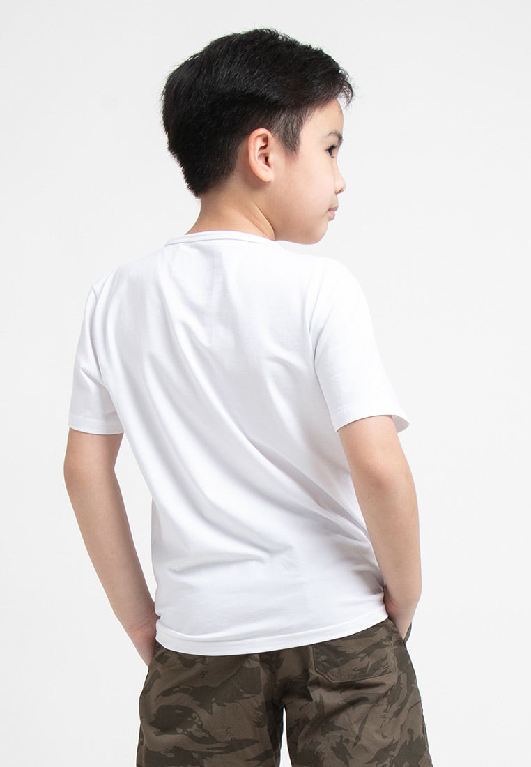 Forest Kids 3D Effects Stretchable Round Neck Tee | Baju T Shirt Budak - FK20128