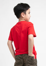 Forest Kids 3D Effects Stretchable Round Neck Tee | Baju T Shirt Budak - FK20128