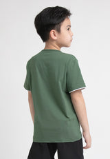 Forest Kids 3D Effects Stretchable Round Neck Tee | Baju T Shirt Budak - FK20129