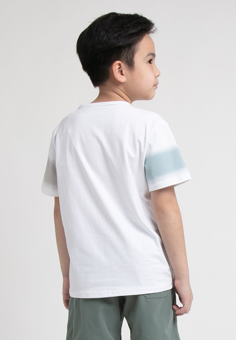 Forest Kids 3D Effects Stretchable Round Neck Tee | Baju T Shirt Budak - FK20131