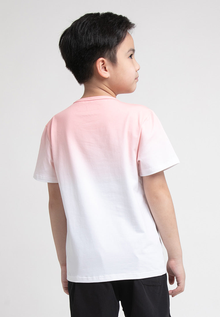 Forest Kids 3D Effects Stretchable Round Neck Tee | Baju T Shirt Budak - FK20133
