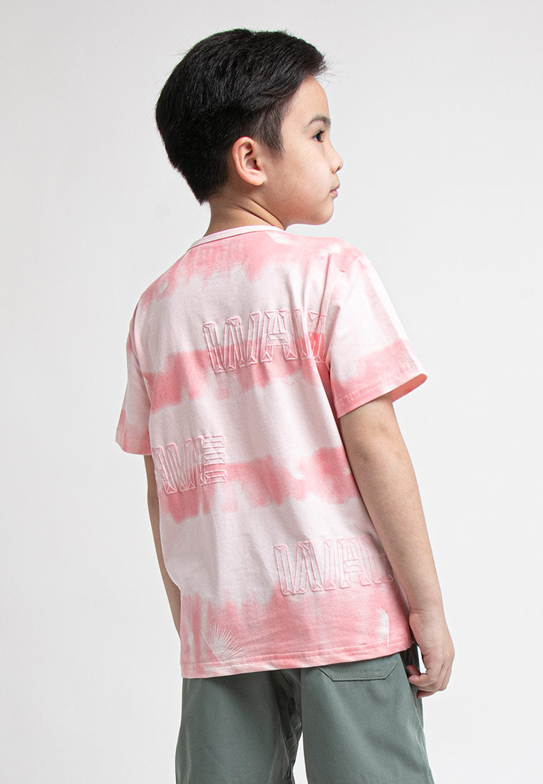 Forest Kids Gradient Effects Stretchable Round Neck Tee | Baju T Shirt Budak - FK20137