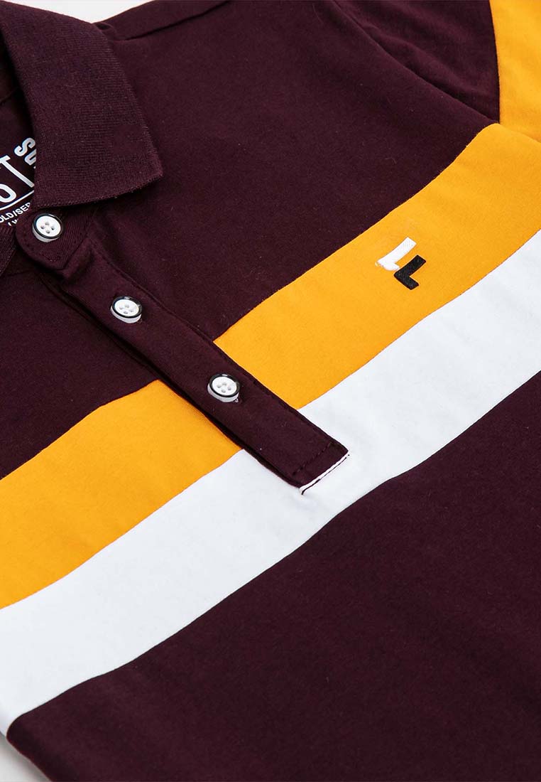 Forest Kids Stretchable Polo T Shirt Boy Kids Collar Tee | Baju Polo T Shirt Budak Lelaki - FK2074