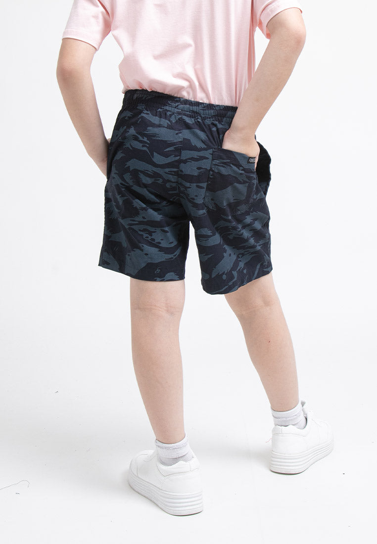 Forest Kids 100% Cotton Twill Full Print Casual Shorts - FK65040