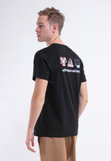 Forest x Disney Astronaut Mickey Embroidered Badge Round Neck Tee Men | Baju T shirt Lelaki - FW20040