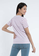 Forest X Disney Logo Round Neck Tee | Baju T shirt Perempuan - FW820014