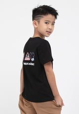 Forest x Disney Kids Astronaut Mickey Embroidered Badge Round Neck Tee Kids | Baju T shirt Budak - FWK20040