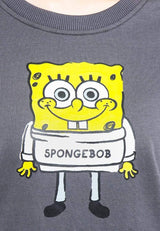 ( 1 Piece ) Forest X Spongebob Ladies Cotton Hooded Sweatshirt - SPD0011