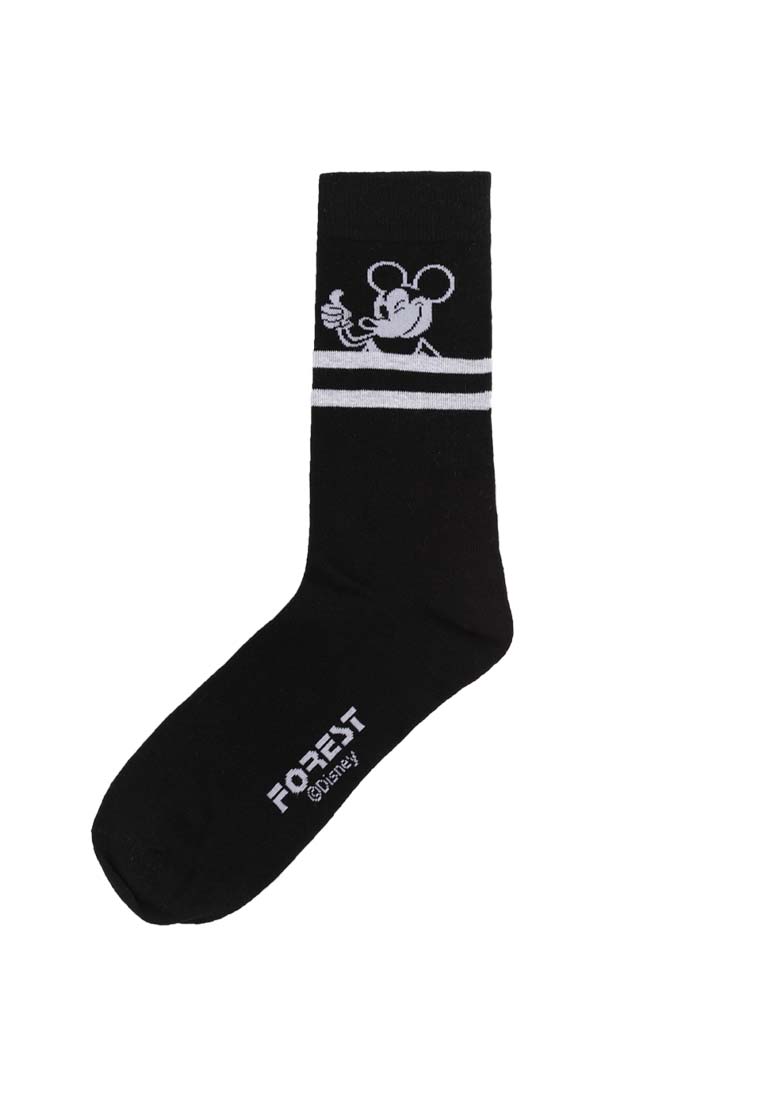 Forest x Disney Cotton Full Length Casual Socks ( 2 Pair ) Assorted Colours - WSF0017T