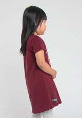 Spongebob Girl Kids Printed Short Sleeve Dress - FSK2025