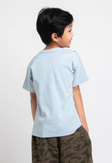 Forest Kids Premium Cotton Interlock T Shirt Boys Graphic Round Neck Tee | Baju T Shirt Budak Lelaki - FK2090