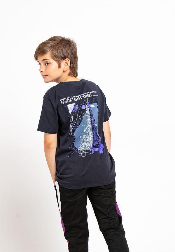 Forest x Disney Kids Unisex Pixar Lightyear 2022 “Spaceship" Round Neck Tee | Baju T shirt Budak - FWK20034