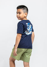 Forest X Disney Kids Unisex Mickey Round Neck Tee | Baju T shirt Budak - FWK2022