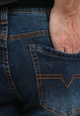 Forest Stretchable Straight Cut Jeans Men Denim Jeans Long Pants | Seluar Jeans Lelaki Straight Cut - 610195