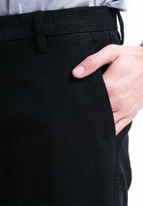 Alain delon Slim Fit Flat Front Cotton Pants - 12022001