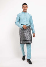 Alain Delon Slim Fit Baju Melayu Ayah & Anak Sedondon set - 19022001B &19022501B (2/2)