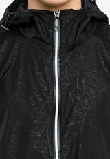 Windbreaker Water Repellent Reflective Full Zipper Jacket - 30396