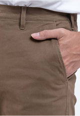 Forest Stretchable Slim Fit Cotton Pants Trousers Men Chinos Pant | Seluar Lelaki - 610186B