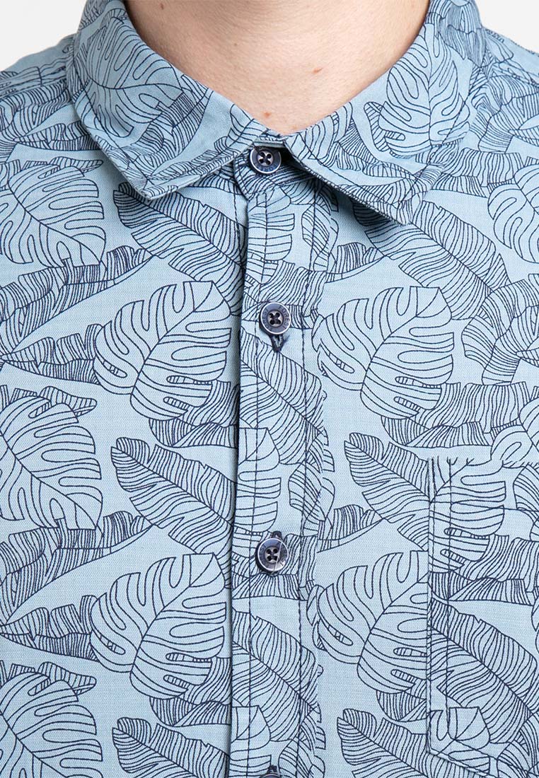 Forest Woven Full Print Men Shirt | Baju Kemeja Lelaki - 621118