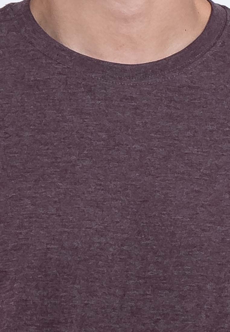 Forest Cotton Plain Round Neck Tee | Baju T Shirt Lelaki - 621191