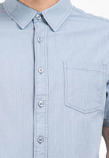 Forest Cotton Woven Casual Plain Men Shirt | Baju Kemeja Lelaki - 621254