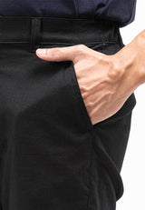 Forest Half Elastic Plain Bermuda Shorts Men Chino Casual Short Pants Men | Seluar Pendek Lelaki - 65842