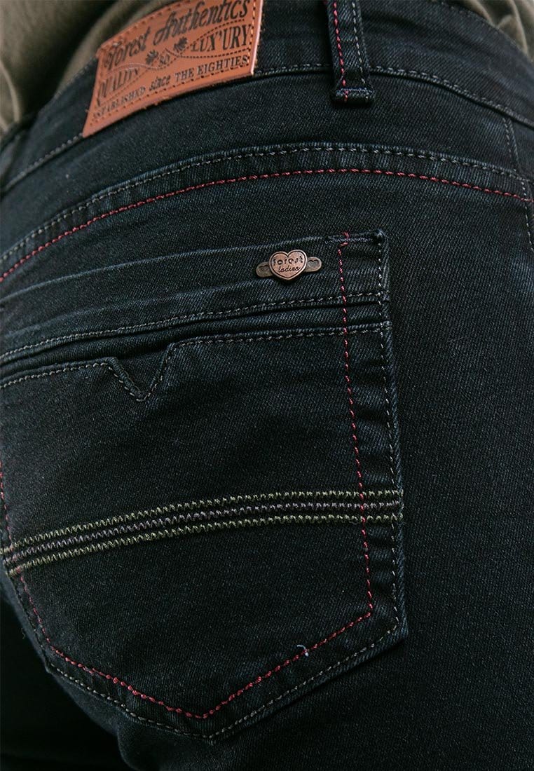 Ladies Slim Cut Stretchable Denim Jeans - 810359
