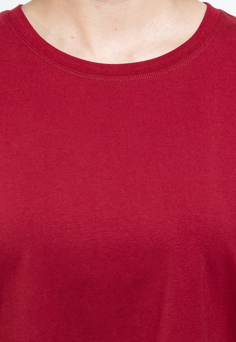Forest Ladies Premium Soft-Touch Cotton Crew Neck Tshirt Women | Baju T Shirt Perempuan - 822193