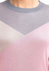 Forest Ladies Stretchable Round Neck Long Sleeves Knit Tee | Baju Perempuan - 822243