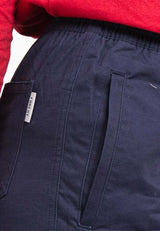 Forest Ladies 18.5/19.5" Cotton Twill Elastic Waist Quarter Women Shorts Casual Short Pants | Seluar Perempuan - 865097