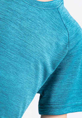 Forest Kids Unisex Dri-Fit Quick Dry T Shirt Round Neck Sports Tee | Baju T shirt Budak - FK20105