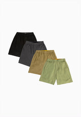 Forest Kids Shorts Unisex 100% Cotton Twill Bermuda Boy Girl Short Pants Kids l Seluar Pendek Budak - FK6519