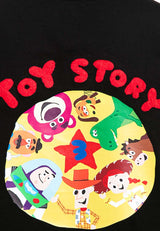 Forest X Disney Toy Story Fleece Font and Premium Printed Round Neck Tee | Baju T shirt Lelaki - FW20001