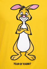 Forest X Disney CNY Rabbit Fleece Texture Round Neck Family Tee Men / Ladies / Kids Tee - FW20057 / FW820057 / FWK20057