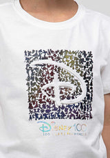 Forest X Disney 100 Year of Wonder Round Neck Tee Family Tee Kids | Baju T Shirt Budak - FWK20059
