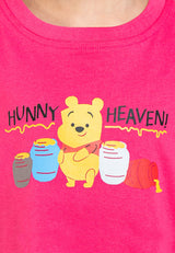 Forest X Disney Kids Unisex " Winnie The Pooh " Round Neck Tee | Baju T shirt Budak - FWK82011