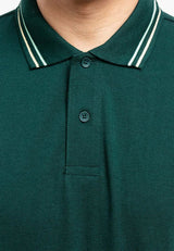 Forest Plus Size T Shirt Men Cotton Pique Plain Collar Tee Big Size Polo Tee | Plus Size Polo T Shirt Lelaki - PL23686