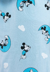 ( 1 Set ) Forest x Disney Ladies 100% Cotton Pyjamas Set Selected Colours - WPD0004