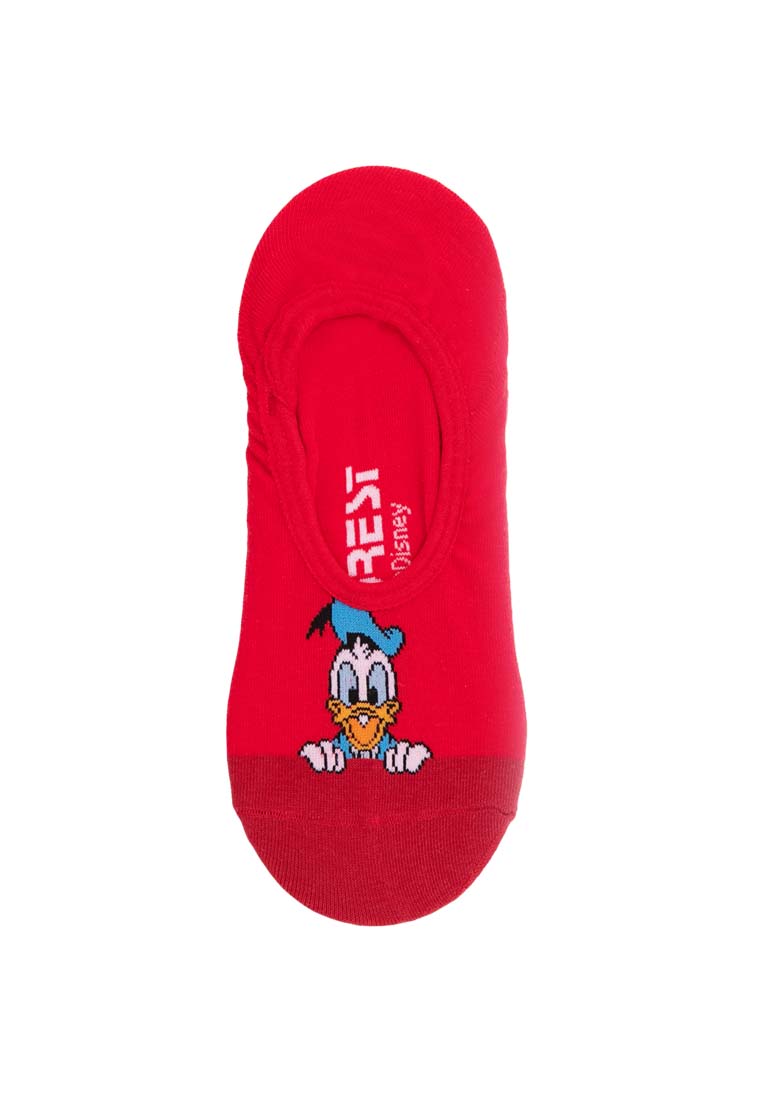 Forest x Disney Cotton No Show Socks ( 3 Pair ) Assorted Colours - WSF0007T