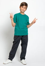Forest Kids Unisex 100% Cotton Twill Stretchable Girl Boy Trouser Long Pants Kids l Seluar Panjang Budak - FK1010